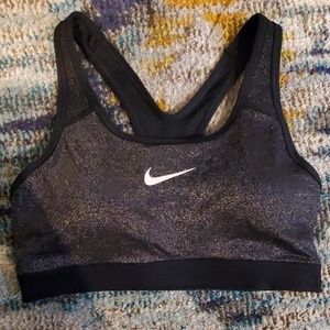 Nike glitter / shimmer sports bra